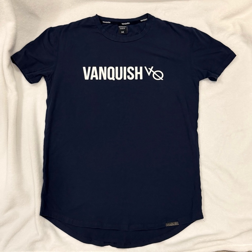 Vanquish Fitness Men’s Navy T-Shirt, M